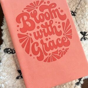 Pink 'Bloom with Grace' Journal